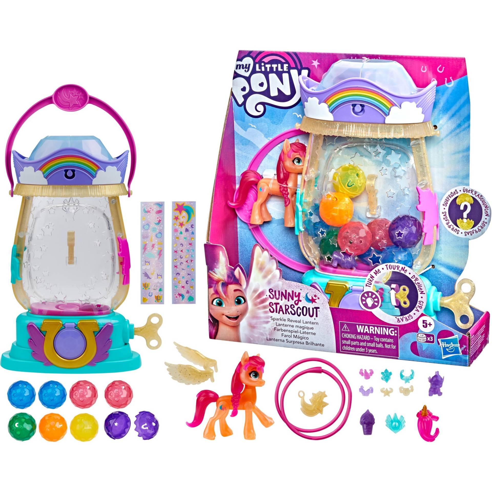 My Little Pony - Eine neue Generation Farbenspiel-Laterne Sunny Starscout, Spielfigur von Hasbro