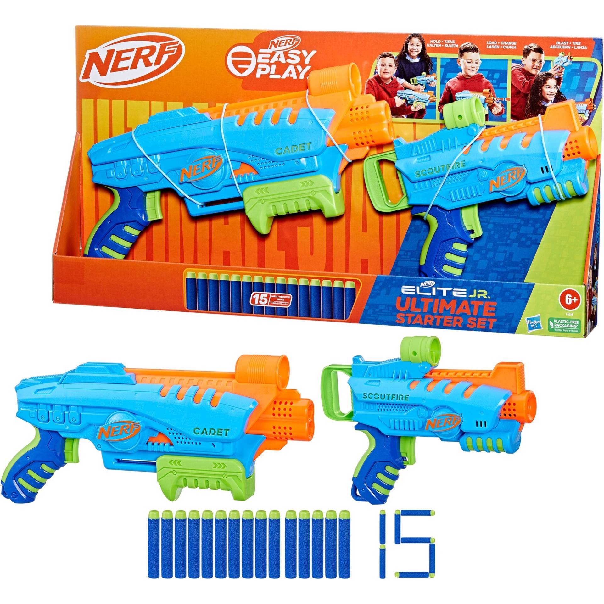 Nerf Elite Junior Ultimate Starter Set, Nerf Gun von Hasbro