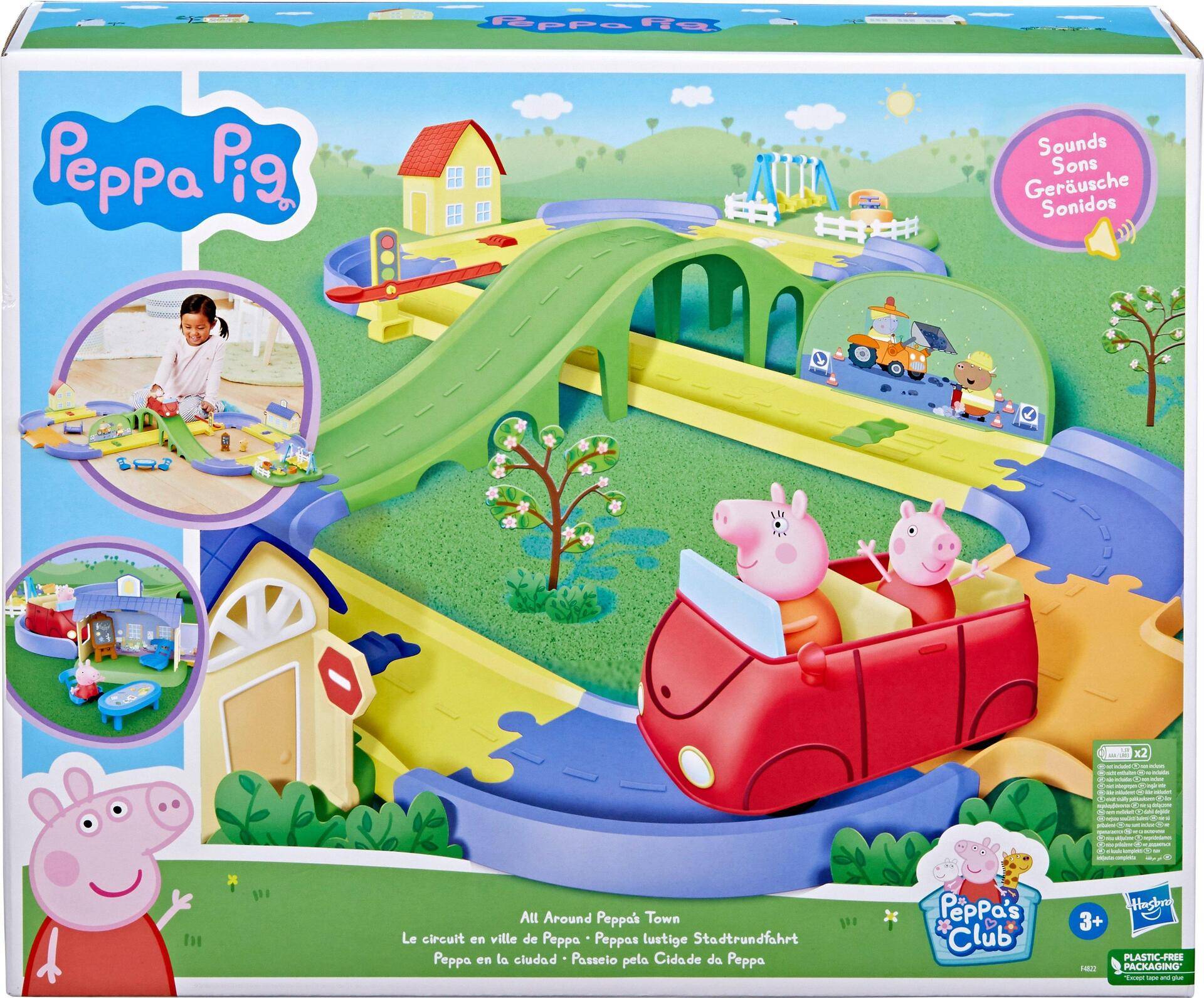 Peppa Pig F48225L0 - Spielfahrzeugspur - 3 Jahr(e) - AA - Kunststoff - Mehrfarbig (F48225L00) von Hasbro