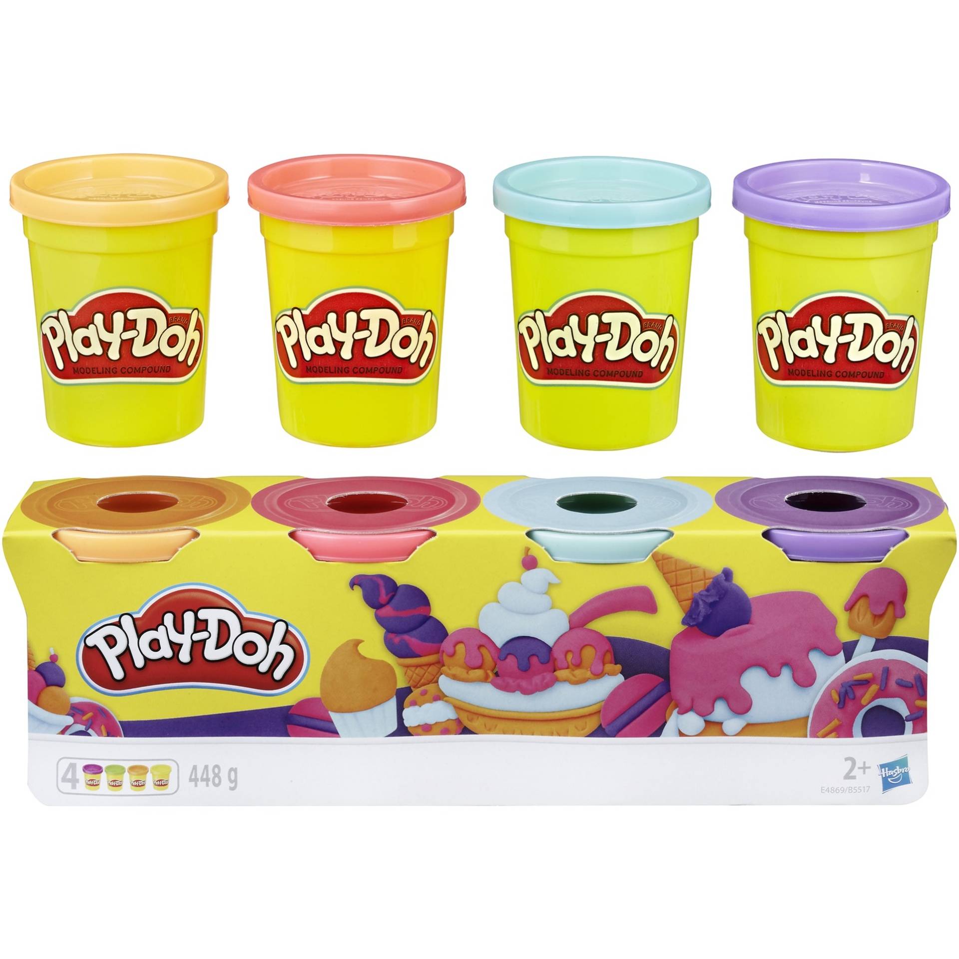Play-Doh 4er-Farbenpack Sweet, Kneten von Hasbro