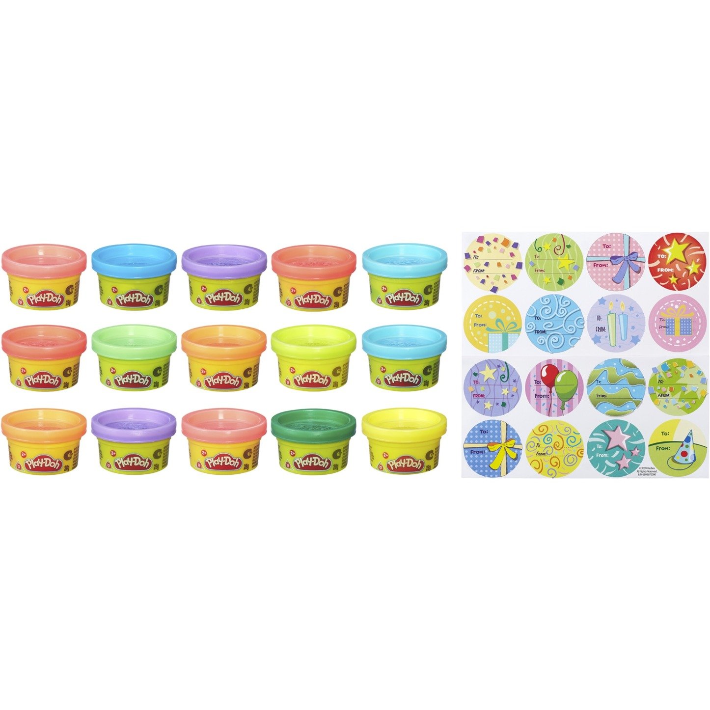 Play-Doh Partyknete mit Stickern, Kneten von Hasbro