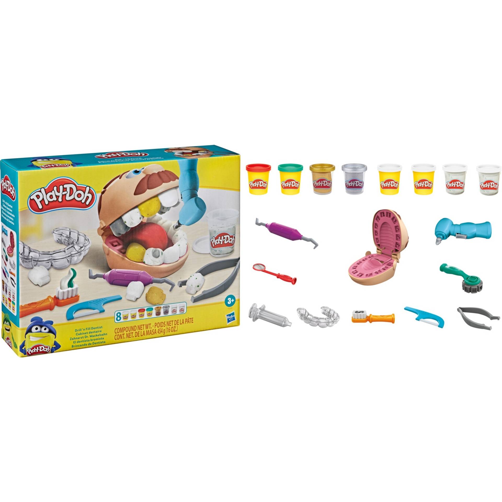 Play-Doh Zahnarzt Dr. Wackelzahn, Kneten von Hasbro