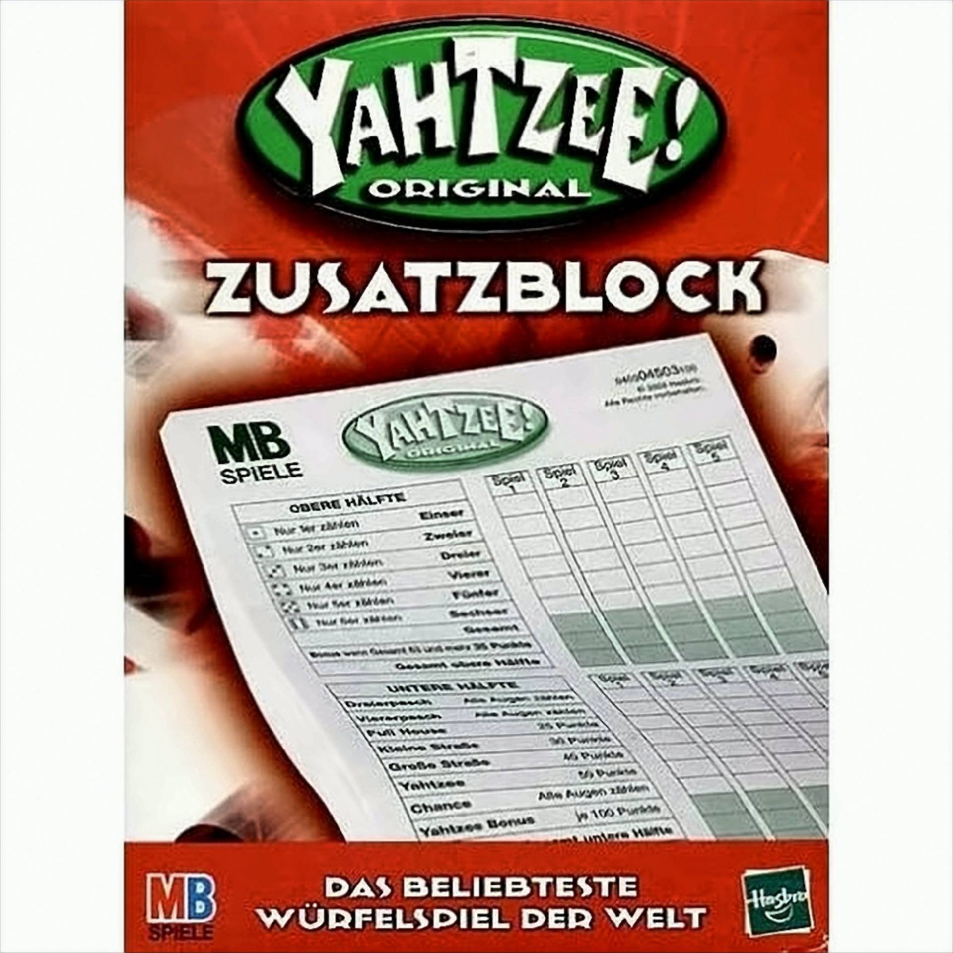 Yahtzee Block von Hasbro