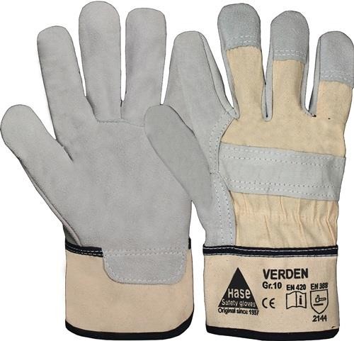Hase Handschuhe Verden Gr.10 natur/beige EN 388 PSA II Hase Safety Gloves von Hase Safety Gloves