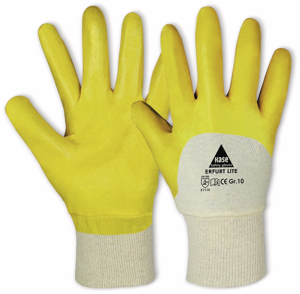 HASE SAFETY GLOVES Arbeitshandschuhe, Nitril, Erfurt lite, EN 388, EN 420, Größe 7 von Hase Safety gloves