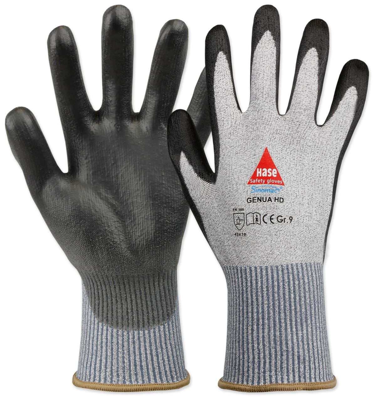 HASE SAFETY GLOVES Schnittschutz-Arbeitshandschuhe Genua HD, Größe 11 von Hase Safety gloves