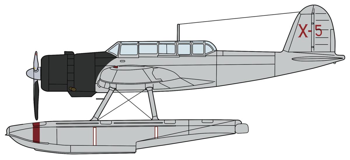 Aichi E13A1, Zero Jake, Model 11 von Hasegawa