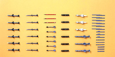 Aircraft Weapons: V US Missiles/Launcher-Set Aircraft Weapons: V US Missiles/Launcher-Set von Hasegawa