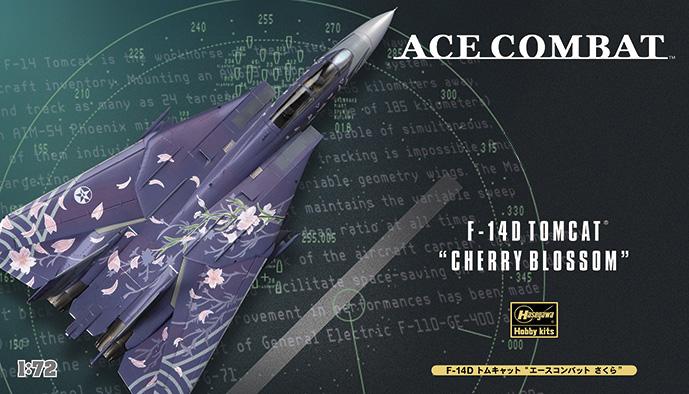 F14D Tomcat Ace Combat: Cherry Blossom. von Hasegawa