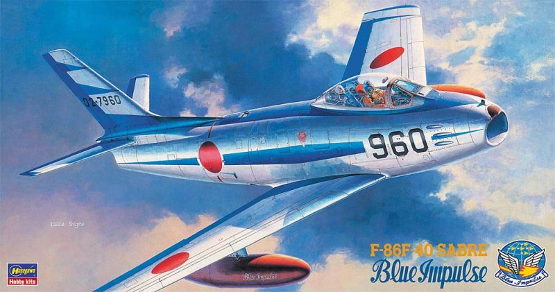 F86F-40 Sabre, Blue impulse F86F-40 Sabre, Blue impulse von Hasegawa