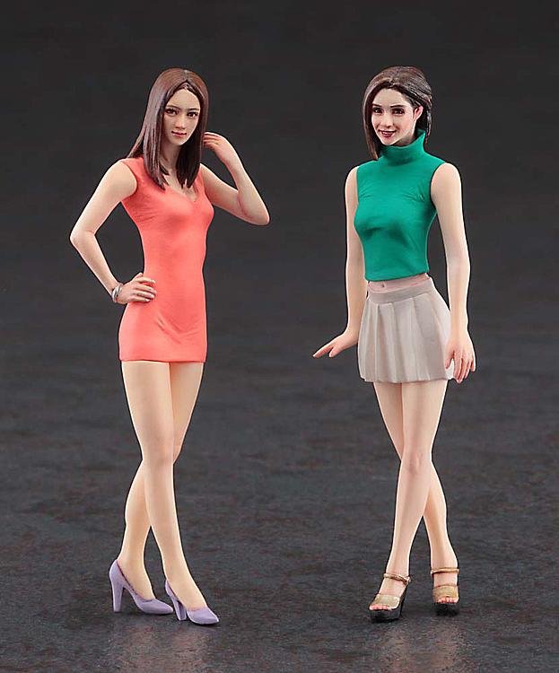 Fashion Girls, 2 Bausätze Fashion Girls, 2 Bausätze von Hasegawa