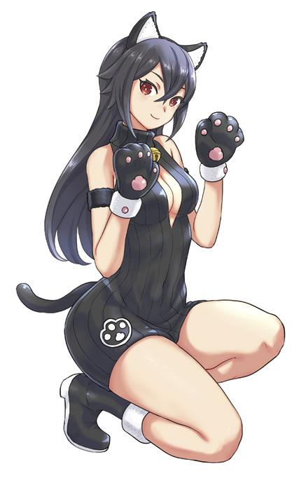 Haku Rinpha, Black Cat - Egg girls Collection No. 37 von Hasegawa
