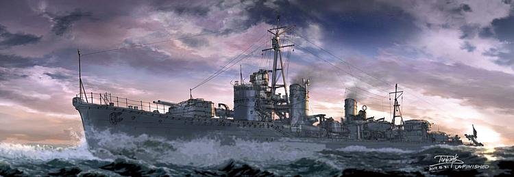IJN Yugumo, waterline IJN Yugumo, waterline von Hasegawa