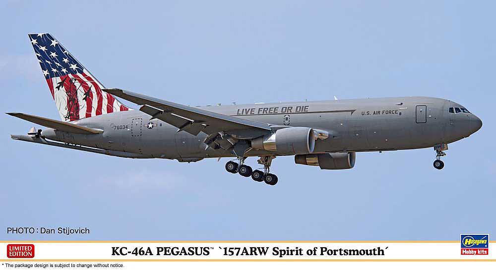 KC-46A PEGASUS 157ARW Spirit of Portsmouth von Hasegawa