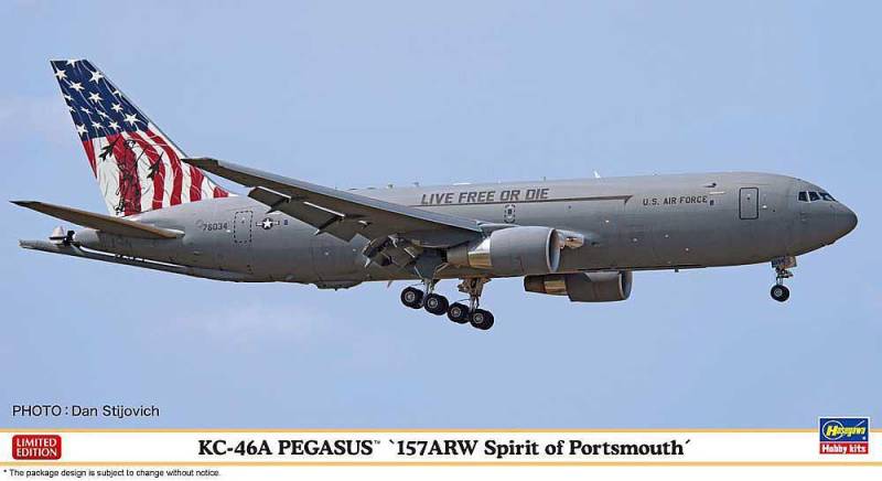 KC-46A PEGASUS 157ARW Spirit of Portsmouth von Hasegawa