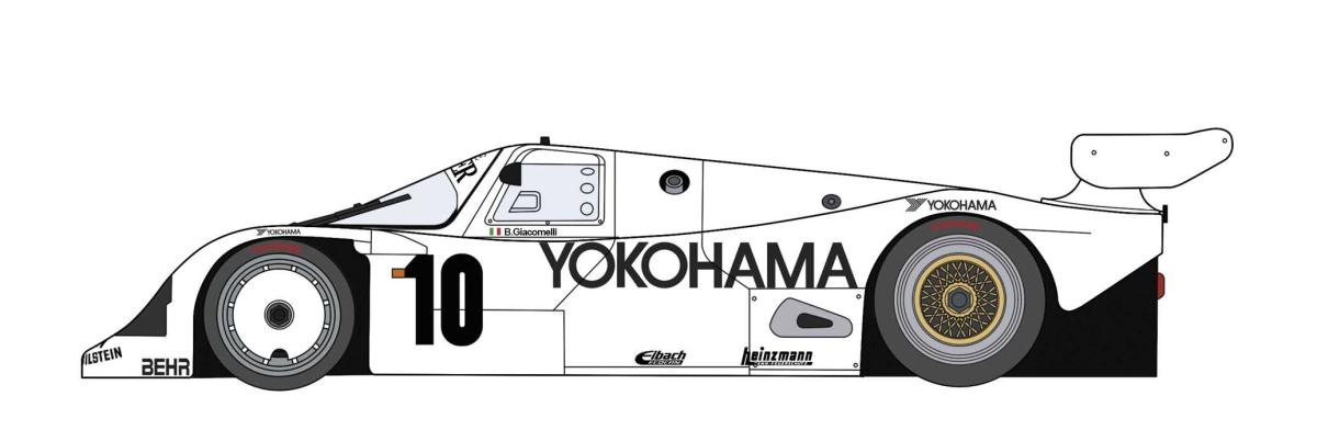 Kremer Porsche 962C, 1988 Monza von Hasegawa