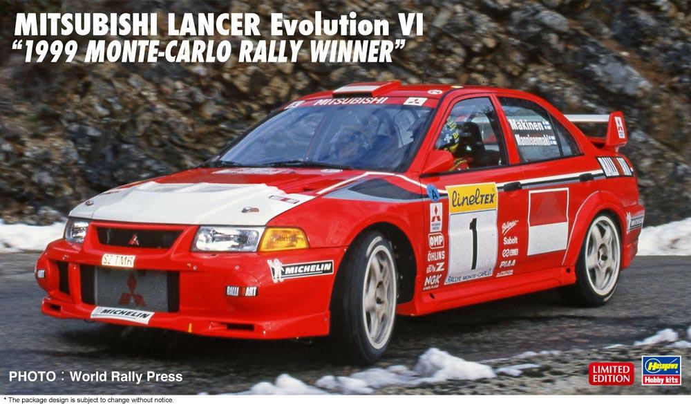 Mitsubishi Lancer Evo VI, 1999 Monte Carlo Rally von Hasegawa