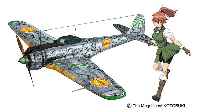 The Magnificent Kotobuki, Ki43-I Hayabusa Reona von Hasegawa