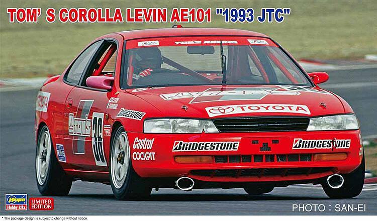 Toms Corolla Levin AE 101, 1993 JTC von Hasegawa