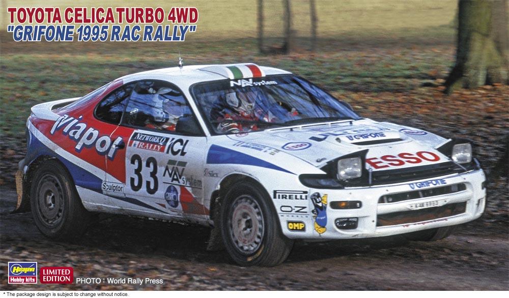 Toyota Celica Turbo 4WD, Grifone 1995 RAC Rally. von Hasegawa