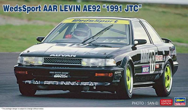 WedsSport AAR Levin AE92, 1991 JTC von Hasegawa