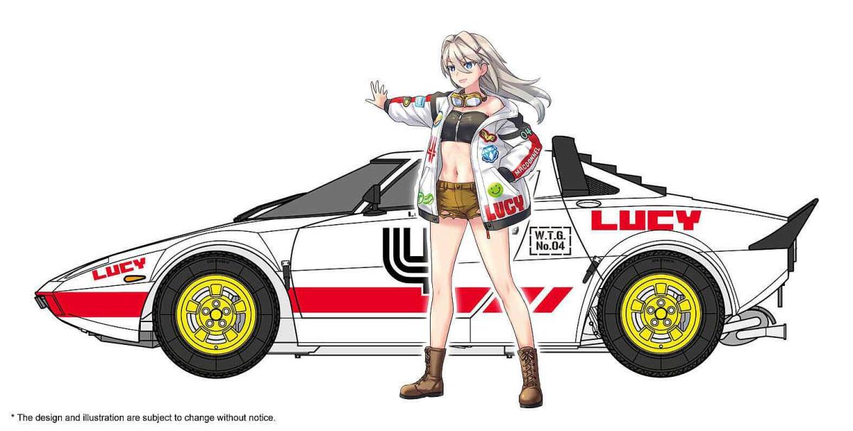 Wild Egg Girls, Lancia Stratos mit Lucy McDonnnell von Hasegawa