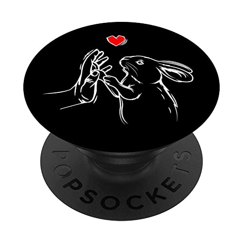 Hasen Liebe Süßer Hase Kaninchen Ostern Geschenkidee PopSockets mit austauschbarem PopGrip von Hasen Kaninchen & Bunny Geschenke