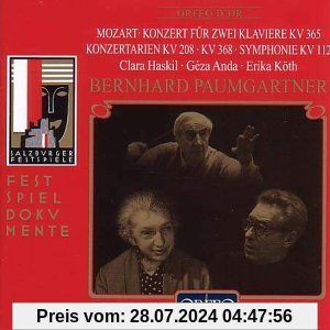 Doppelkonzert KV 365/Arien/Sinfonie KV 112/+ von Haskil