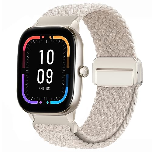 Kompatibel mit Amazfit GTS Armband, 20mm Magnete Nylon Armband für Amazfit Active/Active 2, Amazfit GTS 2, GTS 2 Mini, GTS 2e, GTS 3, GTS 4, GTS 4 Mini, Amazfit Bip, Bip 3, Bip U, Bip U Pro, GTR Mini Kompatibel mit Amazfit GTS Armband, 20mm Magnete Nylon Armband für Amazfit Active/Active 2, Amazfit GTS 2, GTS 2 Mini, GTS 2e, GTS 3, GTS 4, GTS 4 Mini, Amazfit Bip, Bip 3, Bip U, Bip U Pro, GTR Mini von Hatolove