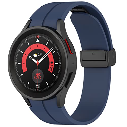 Armband für Samsung Galaxy Watch 6, Weiches Silikon Sport Armband für Samsung Galaxy Watch 4/5/6 40mm 44mm, Galaxy Watch 6 Classic 43mm 47mm, Galaxy Watch 5 Pro 45mm, Galaxy Watch 4 Classic 42mm 46mm von Hatolove