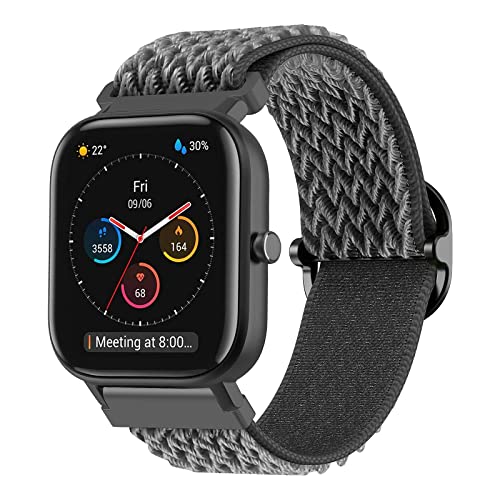 Kompatibel mit Amazfit GTS 4 Mini, 20mm Nylon Sportarmband Uhr Ersatzarmband für Amazfit GTS 4, GTS 4 Mini, GTS 3, GTS 2, GTS 2 Mini, Amazfit Bip, Bip 3, Bip3 Pro, Bip 5, Bip U, Bip U Pro, GTR Mini Kompatibel mit Amazfit GTS 4 Mini, 20mm Nylon Sportarmband Uhr Ersatzarmband für Amazfit GTS 4, GTS 4 Mini, GTS 3, GTS 2, GTS 2 Mini, Amazfit Bip, Bip 3, Bip3 Pro, Bip 5, Bip U, Bip U Pro, GTR Mini von Hatolove