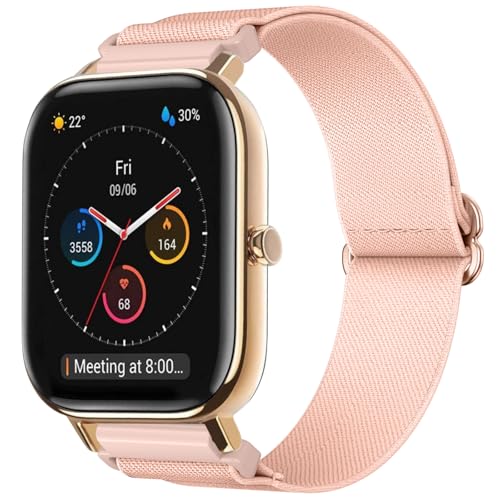 Kompatibel Mit Amazfit GTS 4 Mini Armband - 20mm Nylon Sportarmband Uhr Ersatzarmband für Amazfit GTS, Bip Modelle und GTR Mini Kompatibel Mit Amazfit GTS 4 Mini Armband - 20mm Nylon Sportarmband Uhr Ersatzarmband für Amazfit GTS, Bip Modelle und GTR Mini von Hatolove