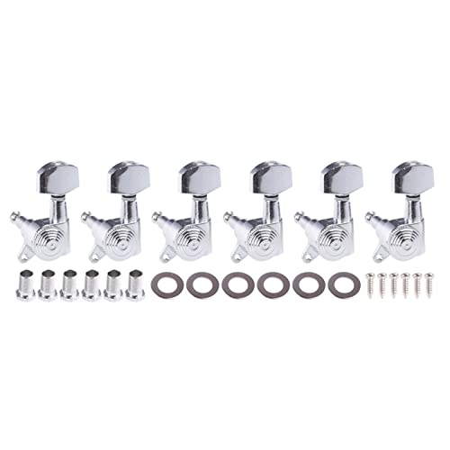 6 x 6L 3R + 3L Gitarren-Verriegelungs-Stimmwirbel 1:18 Lock String Tuning für Key-Pegs Mechaniken für LP E-Gitarre 6 x 6L 3R + 3L Gitarren-Verriegelungs-Stimmwirbel 1:18 Lock String Tuning für Key-Pegs Mechaniken für LP E-Gitarre von Hattba