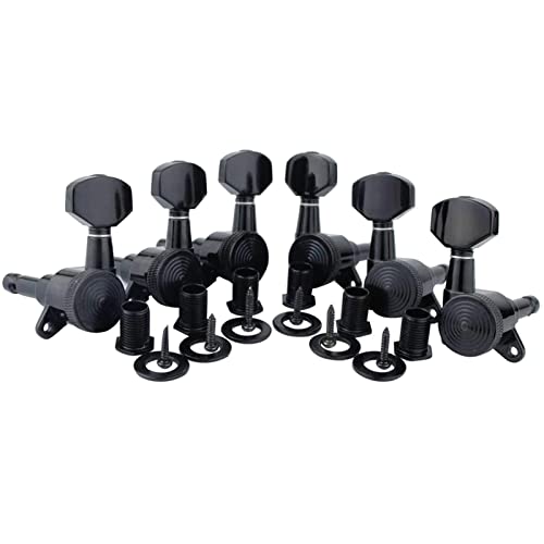 6 x 6L 3R + 3L Gitarren-Verriegelungs-Stimmwirbel 1:18 Lock String Tuning für Key-Pegs Mechaniken für LP E-Gitarre 6 x 6L 3R + 3L Gitarren-Verriegelungs-Stimmwirbel 1:18 Lock String Tuning für Key-Pegs Mechaniken für LP E-Gitarre von Hattba