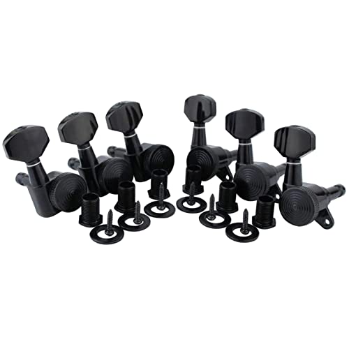 6 x 6L 3R + 3L Gitarren-Verriegelungs-Stimmwirbel 1:18 Lock String Tuning für Key-Pegs Mechaniken für LP E-Gitarre 6 x 6L 3R + 3L Gitarren-Verriegelungs-Stimmwirbel 1:18 Lock String Tuning für Key-Pegs Mechaniken für LP E-Gitarre von Hattba