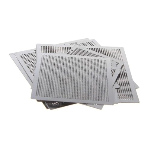 BGA Reballing-Schablone IC-Chip-Schablone für Computer-IC-Chip-Reparatur-Schablonen, Teile, 10 Stück von Hattba