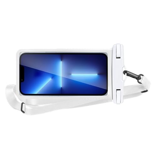 Berührungsempfindliche Handy-Schutzhülle für Handys und mehr, IPX8, Strandtasche, Farbe: Weiß Berührungsempfindliche Handy-Schutzhülle für Handys und mehr, IPX8, Strandtasche, Farbe: Weiß von Hattba
