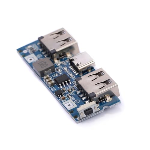 Doppelter USB- und Typ-C-Ladeanschluss, Power-Boosting-Modul für Akku-Ladezubehör Doppelter USB- und Typ-C-Ladeanschluss, Power-Boosting-Modul für Akku-Ladezubehör von Hattba