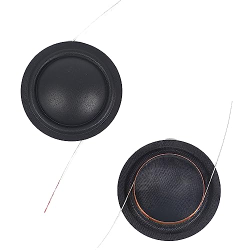 Hattba 2 x 20,4 mm Drillings-Schwingspule, runder Rahmen, Kuppel-Lautsprecher, 20,4 mm, Seidenfolie, HiFi-Hochtöner, Heimspule von Hattba