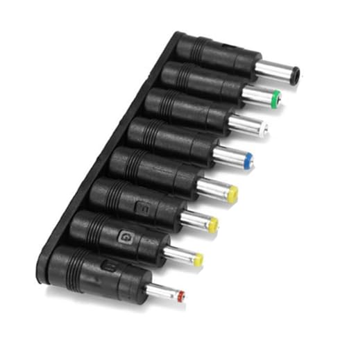 Hattba 8 Steckverbinder weiblich 5,5 x 2,1 mm auf Stecker 3,5 x 1,35 mm/4,0 x 1,7 mm/4,8 x 1,7 mm/5,5 x 1,7 mm/5,5 x 2,5 mm/5,5 x 2,1 mm/6,3 x 3,0 mm/6,4 x 4,4 mm von Hattba