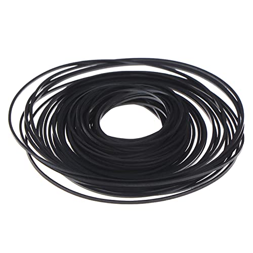Hattba Antriebsriemen für Plattenspieler, quadratisch, Gummi, 40–130 mm/45–130 mm, Schwarz Hattba Antriebsriemen für Plattenspieler, quadratisch, Gummi, 40–130 mm/45–130 mm, Schwarz von Hattba
