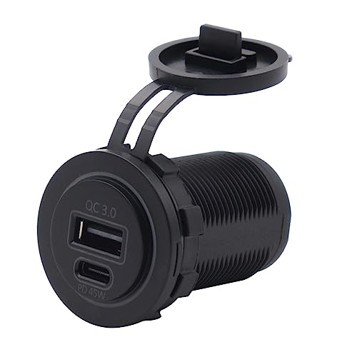 Hattba Autosteckdose 45W PD USB C & 18W QC3.0 USB Steckdose für 20/10 S21/20/10 für SUV Hattba Autosteckdose 45W PD USB C & 18W QC3.0 USB Steckdose für 20/10 S21/20/10 für SUV von Hattba