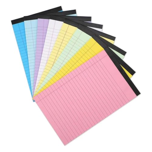 Hattba Bunte Notizblöcke, kleiner Schreibblock, Abreiß-Notizblöcke, liniert, Notizblock, Notizblock, Schulbedarf, 8 Stück Hattba Bunte Notizblöcke, kleiner Schreibblock, Abreiß-Notizblöcke, liniert, Notizblock, Notizblock, Schulbedarf, 8 Stück von Hattba