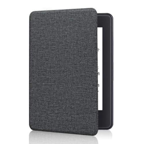 Hattba Schutzhülle für Papier Weiß 12. Generation 2024 17,8 cm (7 Zoll) Stofftexturhülle und Fallschutz von Hattba