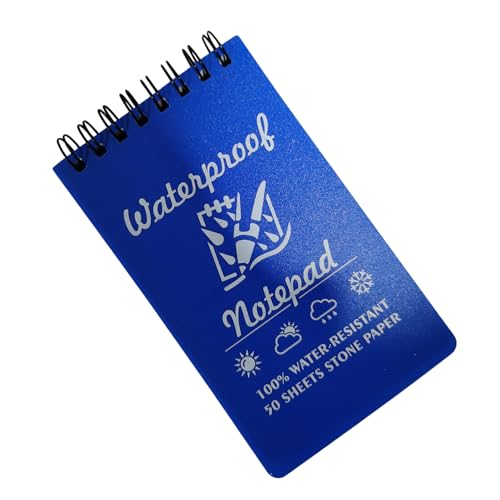 Hattba Wasserdichte Notizbücher Praktisches Taschennotizbuch Kleine Notizblöcke Spiralen Linierte Seiten Feld Notizblock für Outdoor Büro Hattba Wasserdichte Notizbücher Praktisches Taschennotizbuch Kleine Notizblöcke Spiralen Linierte Seiten Feld Notizblock für Outdoor Büro von Hattba