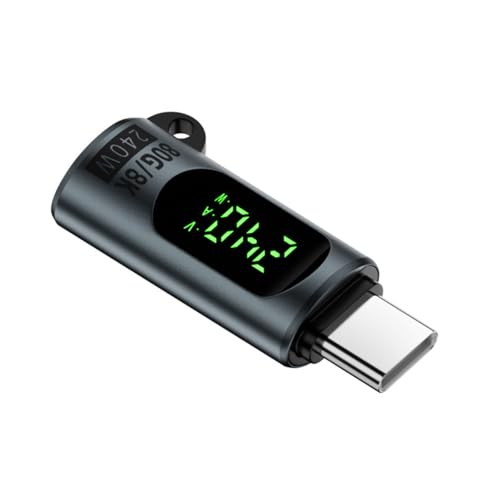 Kompakter Typ-C-Adapter unterstützt 8K @ 60Hz Video und 240W Power Delivery Adapter, schnelle Daten-Video-Übertragung von Hattba