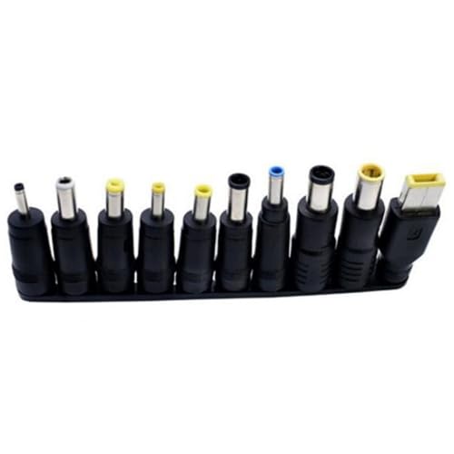 Multifunktionales Netzadapter-Set mit 8 Stück/10 Steckern, Konvertierungsadapter für Laptops und Notebooks von Hattba