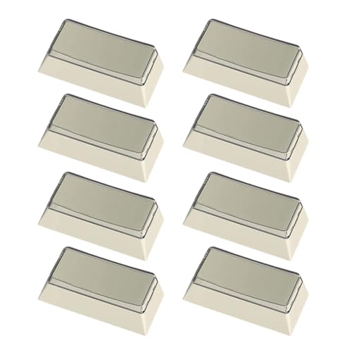 PBTs Rohlinge Tastenkappen, mechanische Tastaturen, 2U, 2 x Originalhöhe, nicht druckendes Tastenkappen-Set für MX-Schalter, 8 Stück PBTs Rohlinge Tastenkappen, mechanische Tastaturen, 2U, 2 x Originalhöhe, nicht druckendes Tastenkappen-Set für MX-Schalter, 8 Stück von Hattba