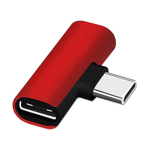 Sicherer Doppel-Typ-C auf 3,5 mm Zwei-in-Eins-Adapter Typ-C-Headset-Konverter für Telefone Sicherer Doppel-Typ-C auf 3,5 mm Zwei-in-Eins-Adapter Typ-C-Headset-Konverter für Telefone von Hattba