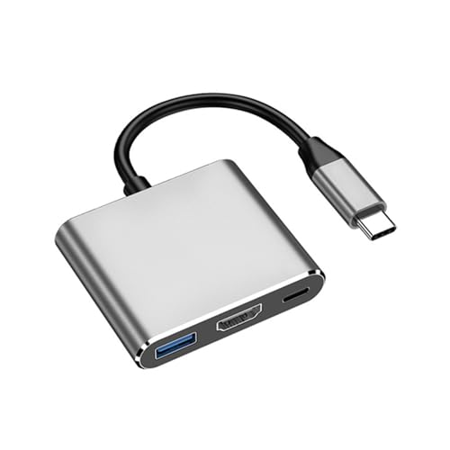 USB C Adapter 4K HDTV Ausgang PD100W Aufladen USB 3.0 High-Speed Datenübertragung für Mate30 Geräte von Hattba